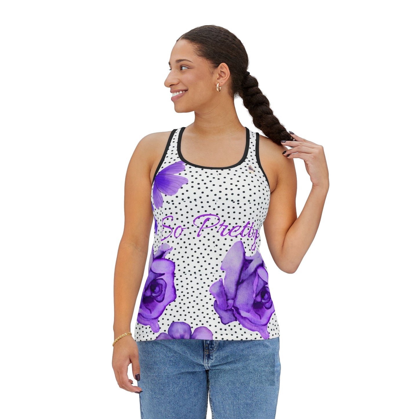 So Pretty Women's Tank Top (AOP)