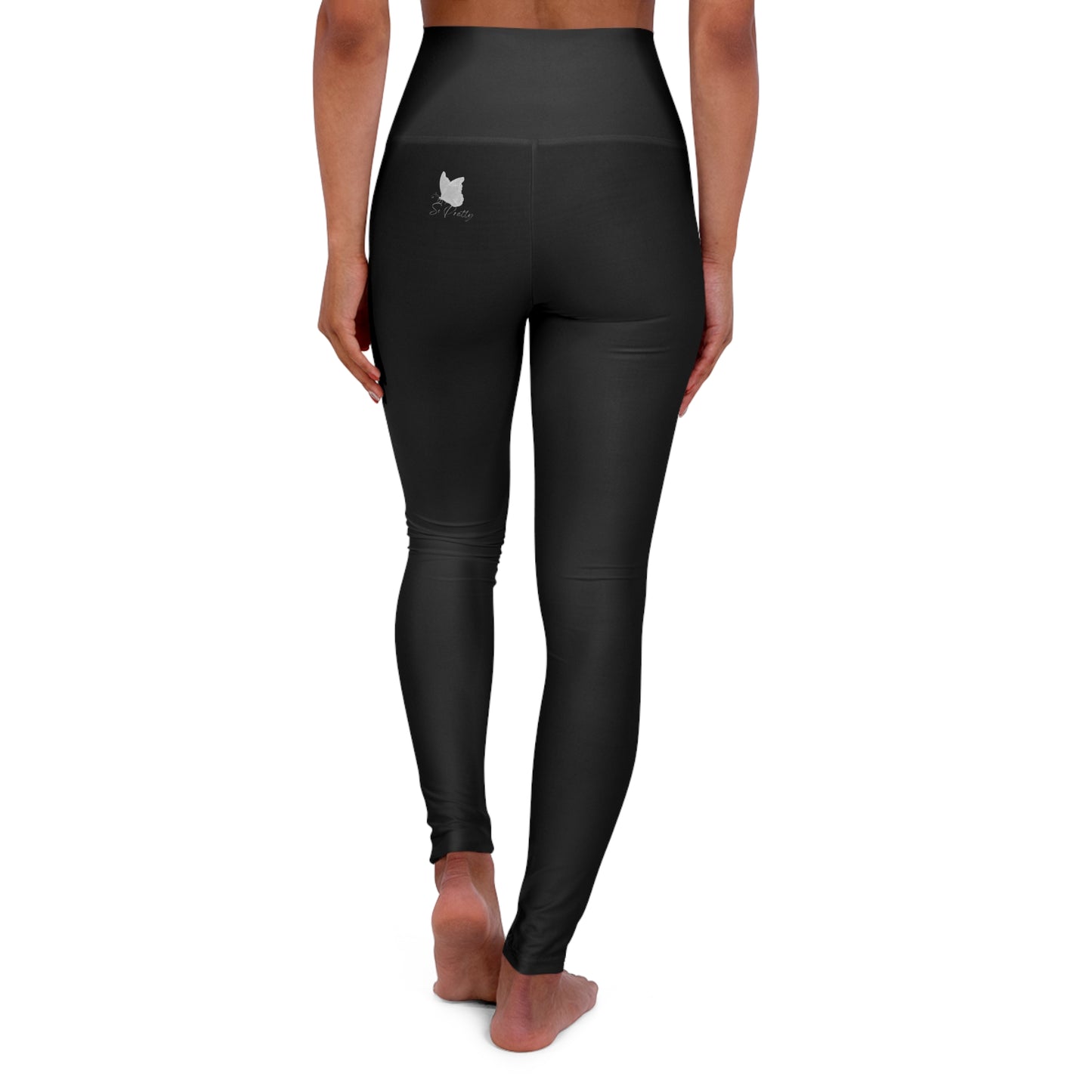 High Waisted So Pretty Yoga Leggings (AOP)