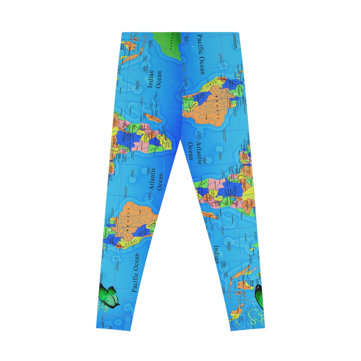 So Pretty The World is Mine Stretchy Leggings (AOP)