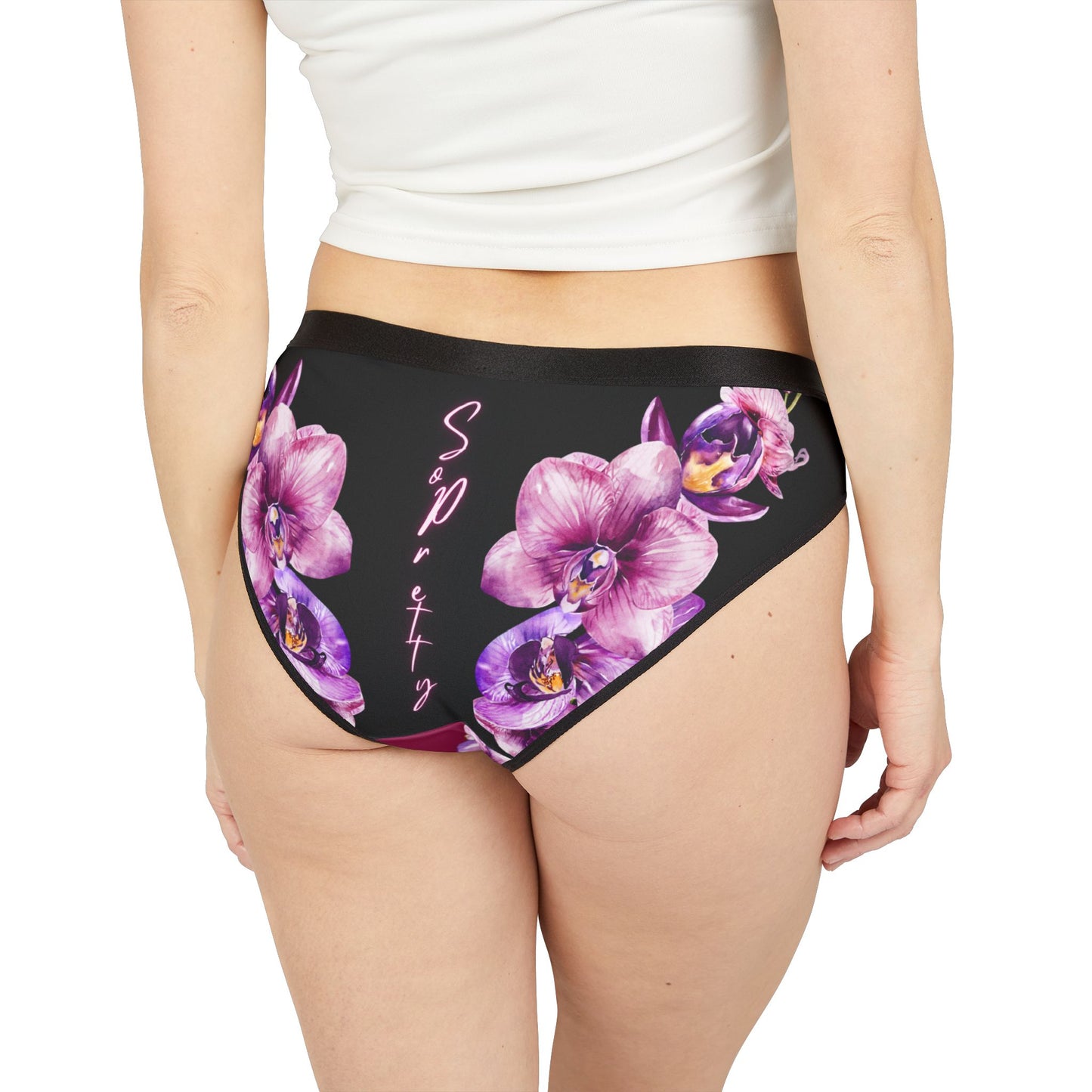 Women's So Pretty Orchid Splash Underwear (AOP)