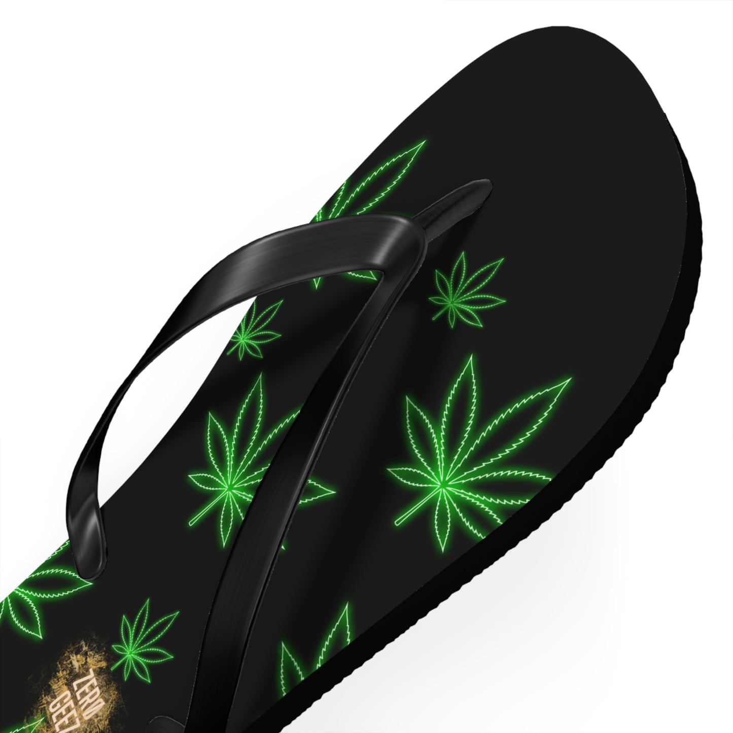 zer0geez Spleef leaf Flip Flops