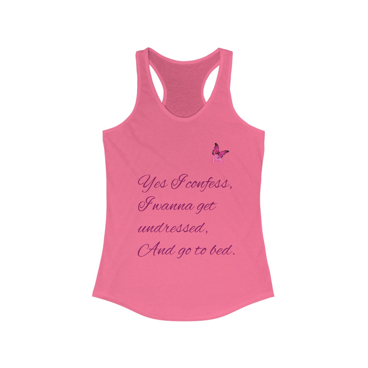 So Pretty Confessions Women's Racerback Tank