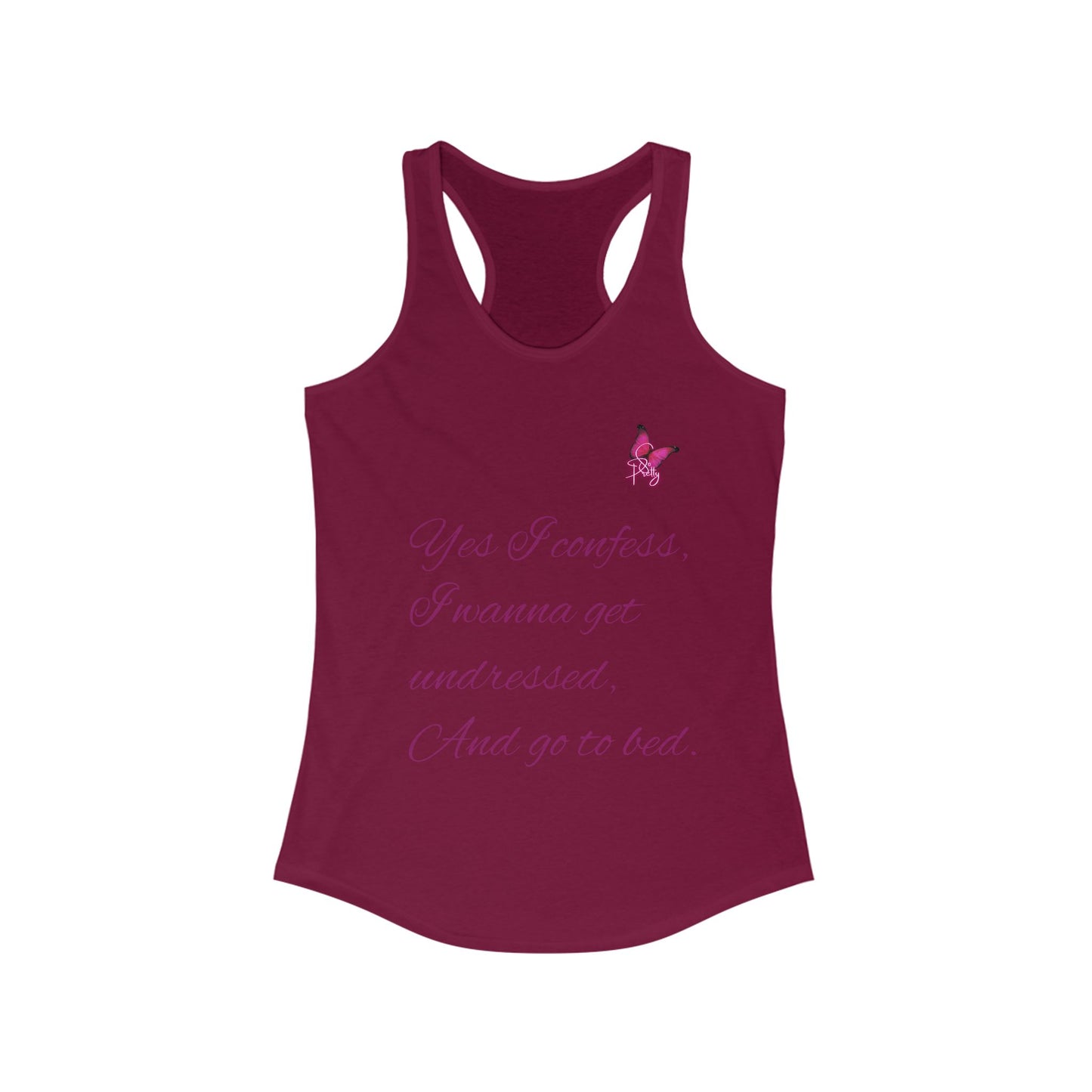 So Pretty Confessions Women's Racerback Tank