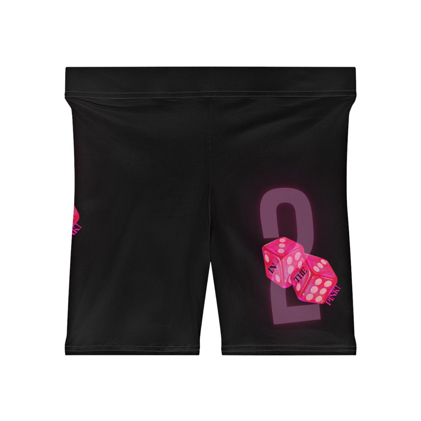 Women's zer0 geez 2 in the Pink Biker Shorts (AOP)