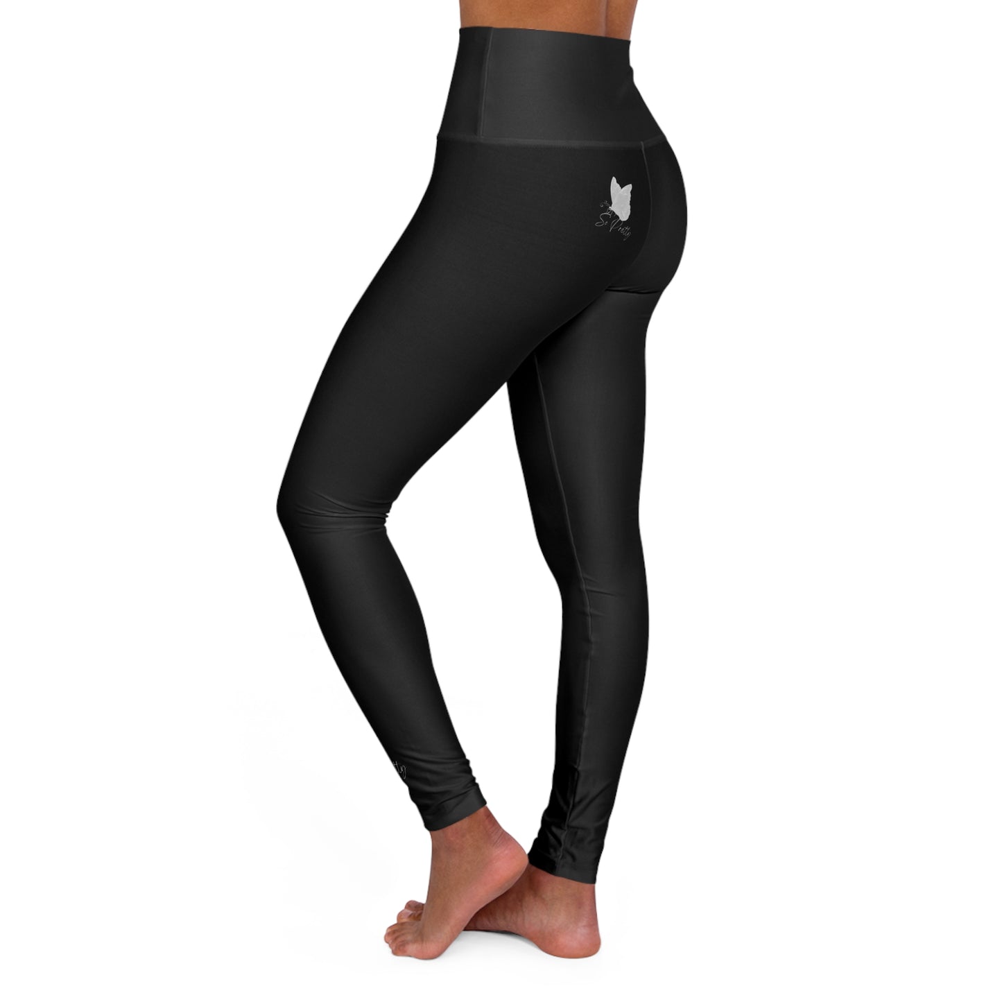 High Waisted So Pretty Yoga Leggings (AOP)