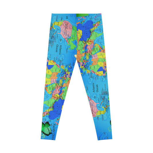 So Pretty The World is Mine Stretchy Leggings (AOP)