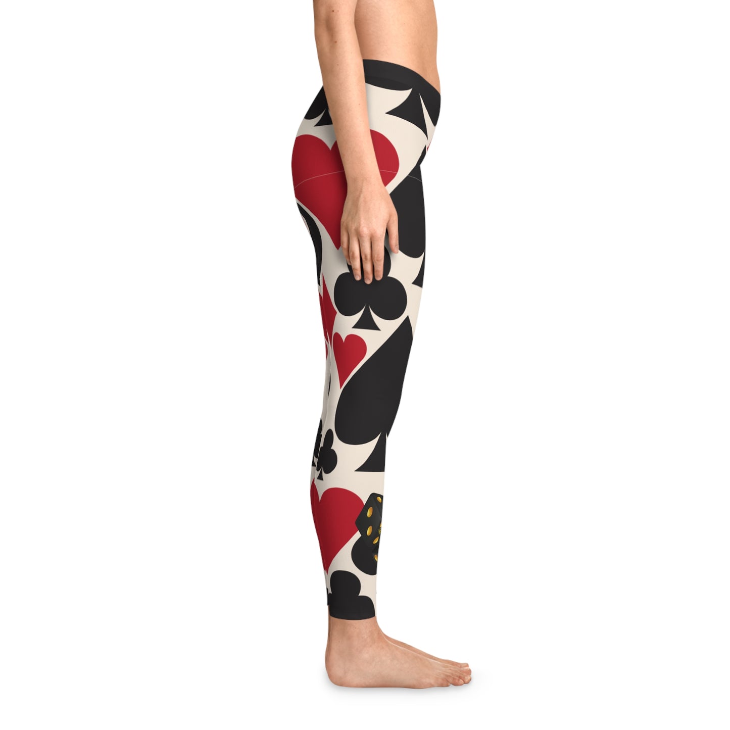 MEECH MANIA! Card Sharp Stretchy Leggings (AOP)