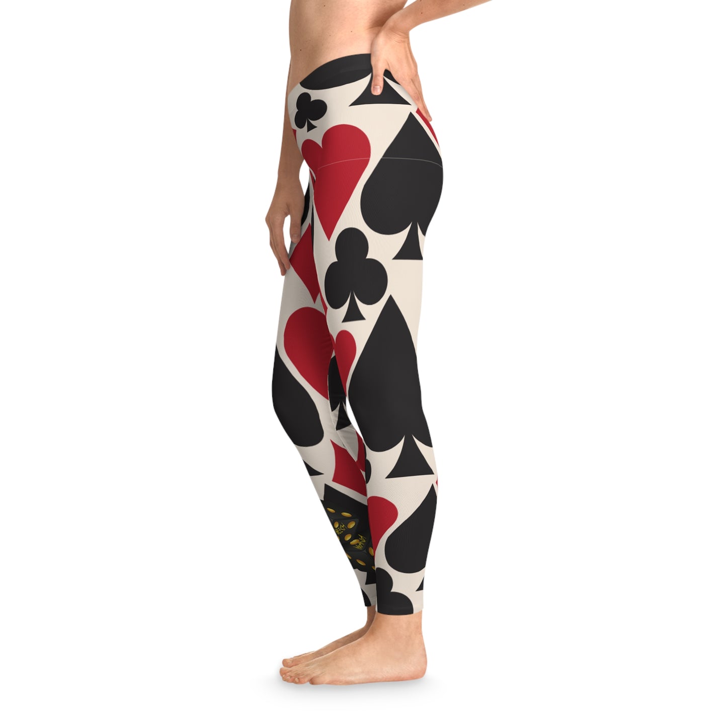 MEECH MANIA! Card Sharp Stretchy Leggings (AOP)