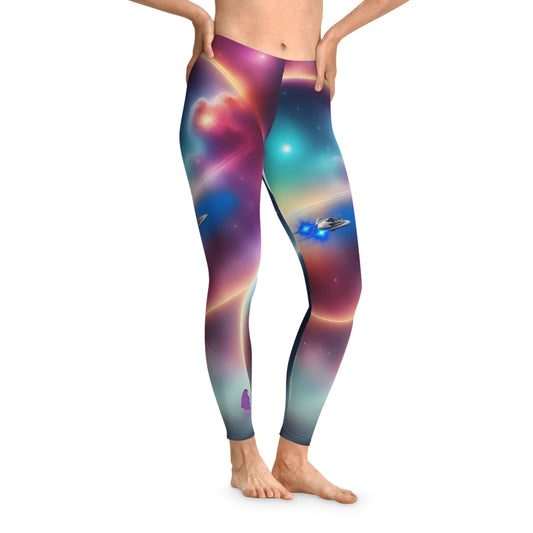 Stretchy So Pretty Spacy Leggings (AOP)