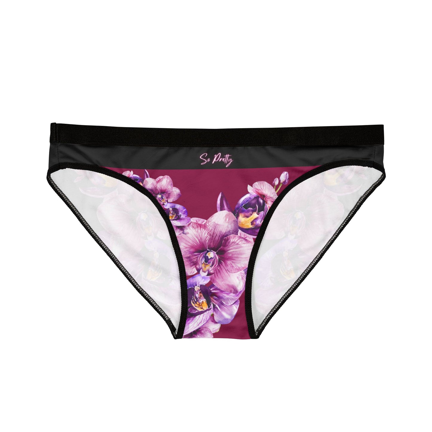 Women's So Pretty Orchid Splash Underwear (AOP)