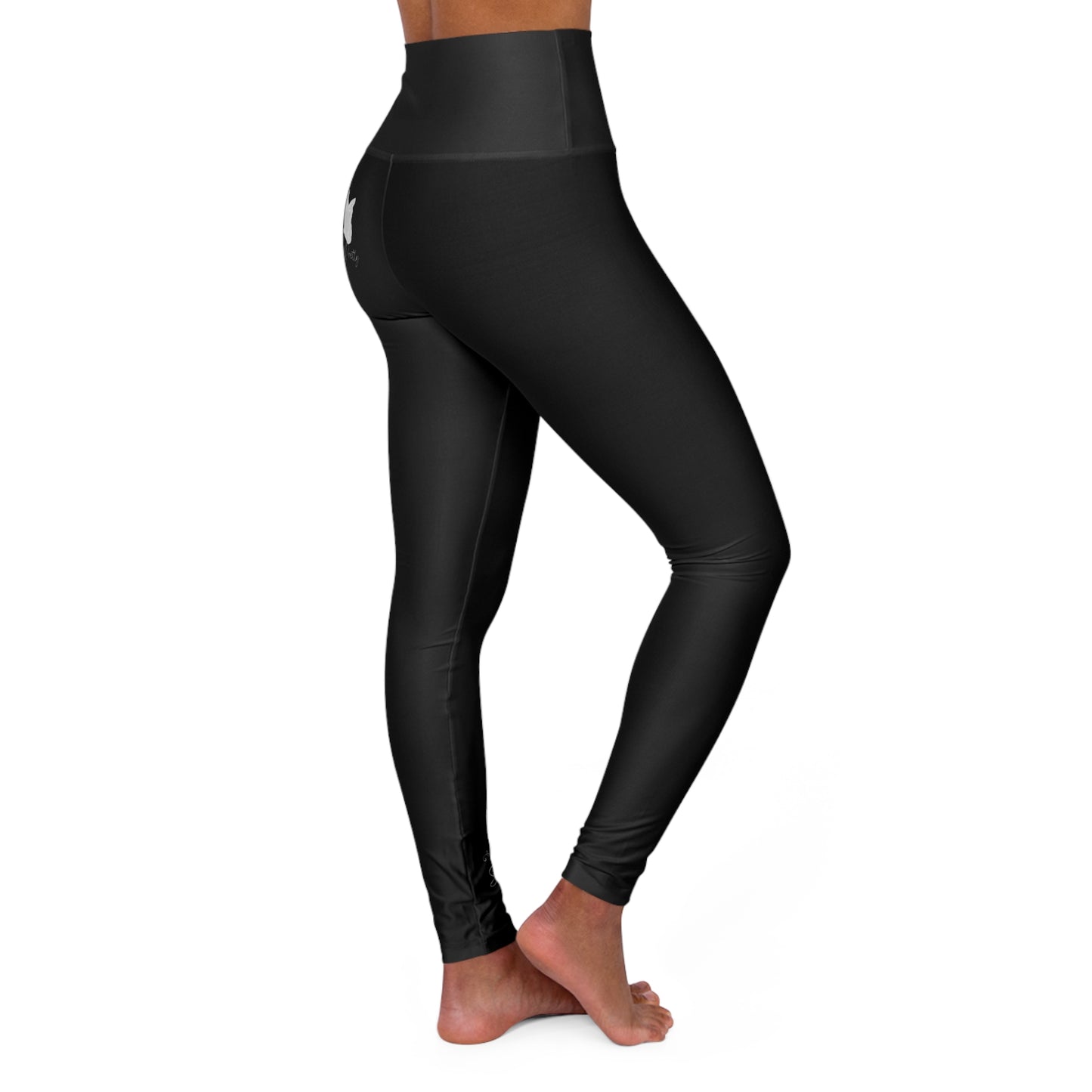 High Waisted So Pretty Yoga Leggings (AOP)