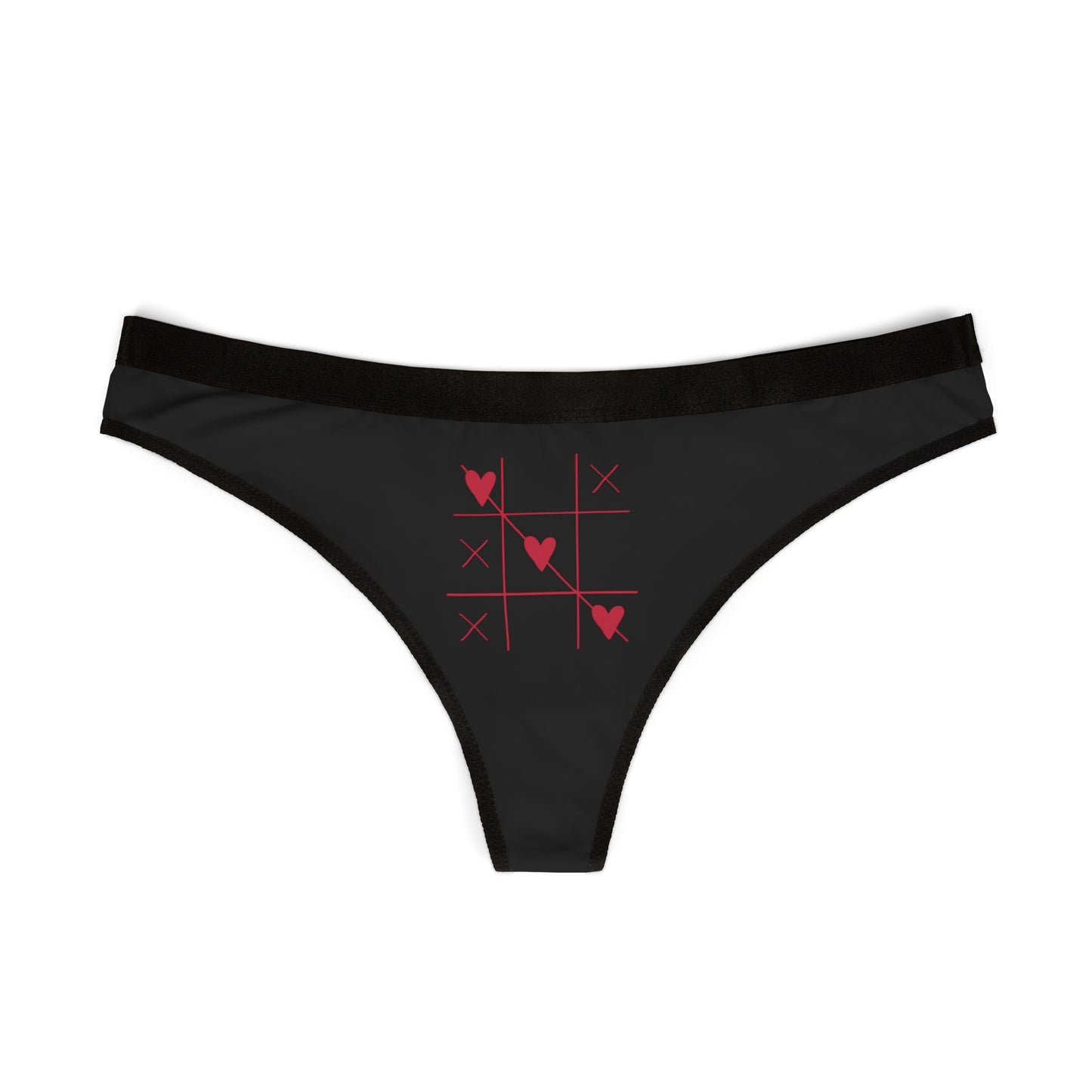 So Pretty women's Tic Tac Oh Thongs (AOP)