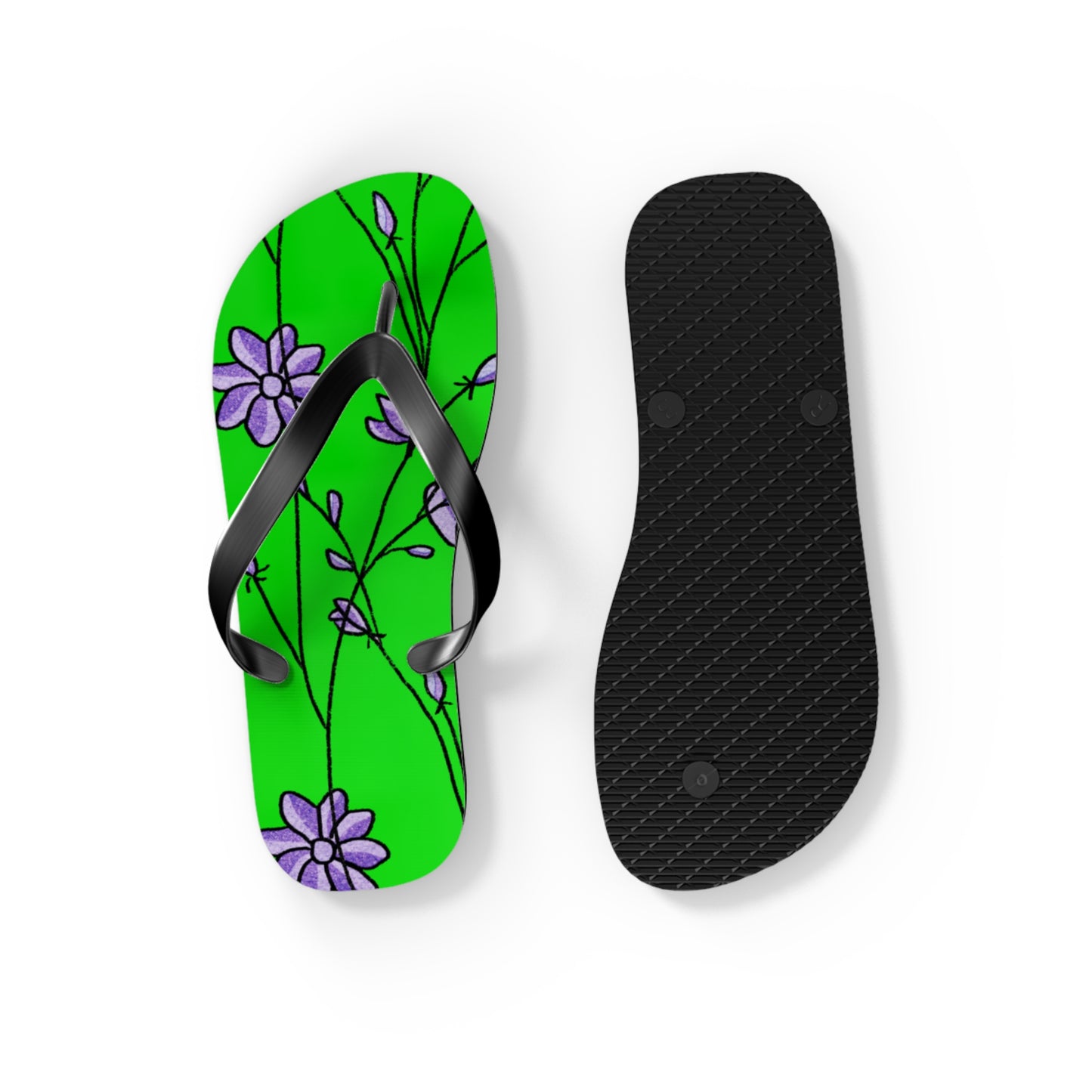 So Pretty Abound with Lillies Flip Flops