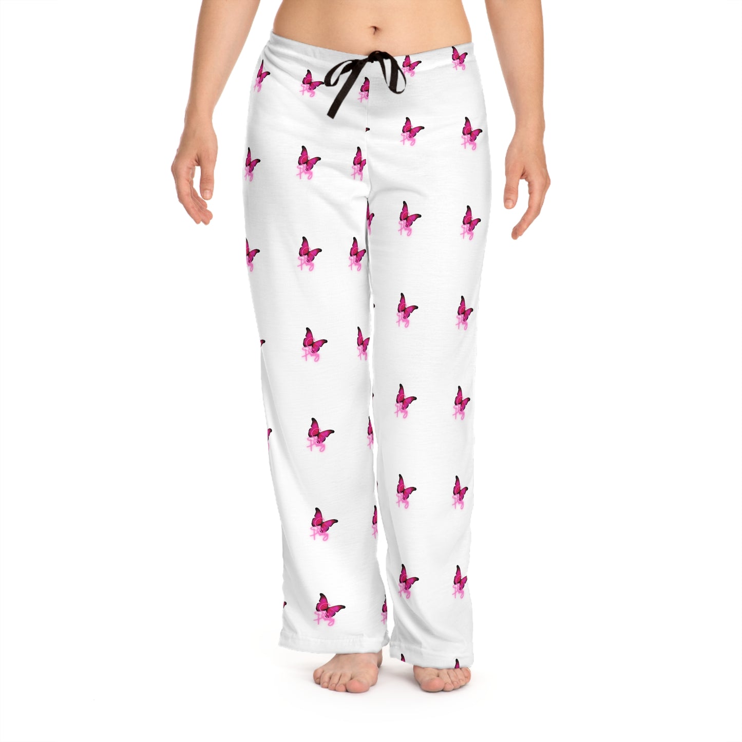 Women's So Pretty Butterfly logo Pajama Pants (AOP)