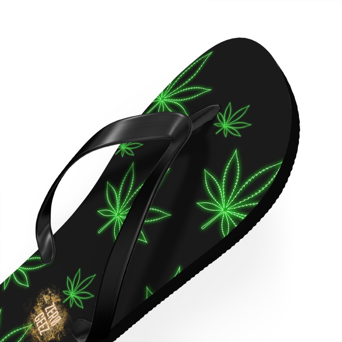 zer0geez Spleef leaf Flip Flops