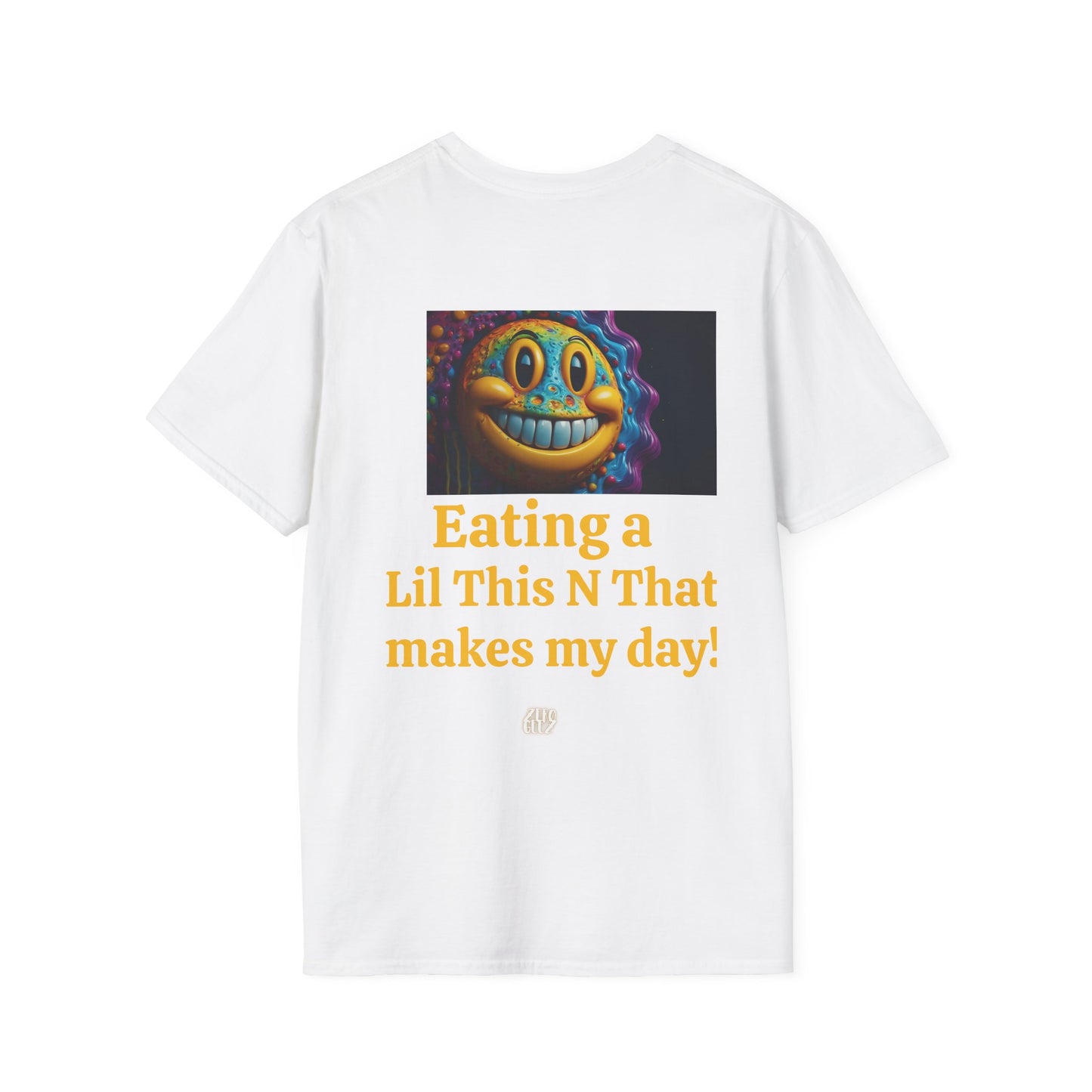 Unisex Softstyle zer0 geez Eat A Lil This N That T-Shirt